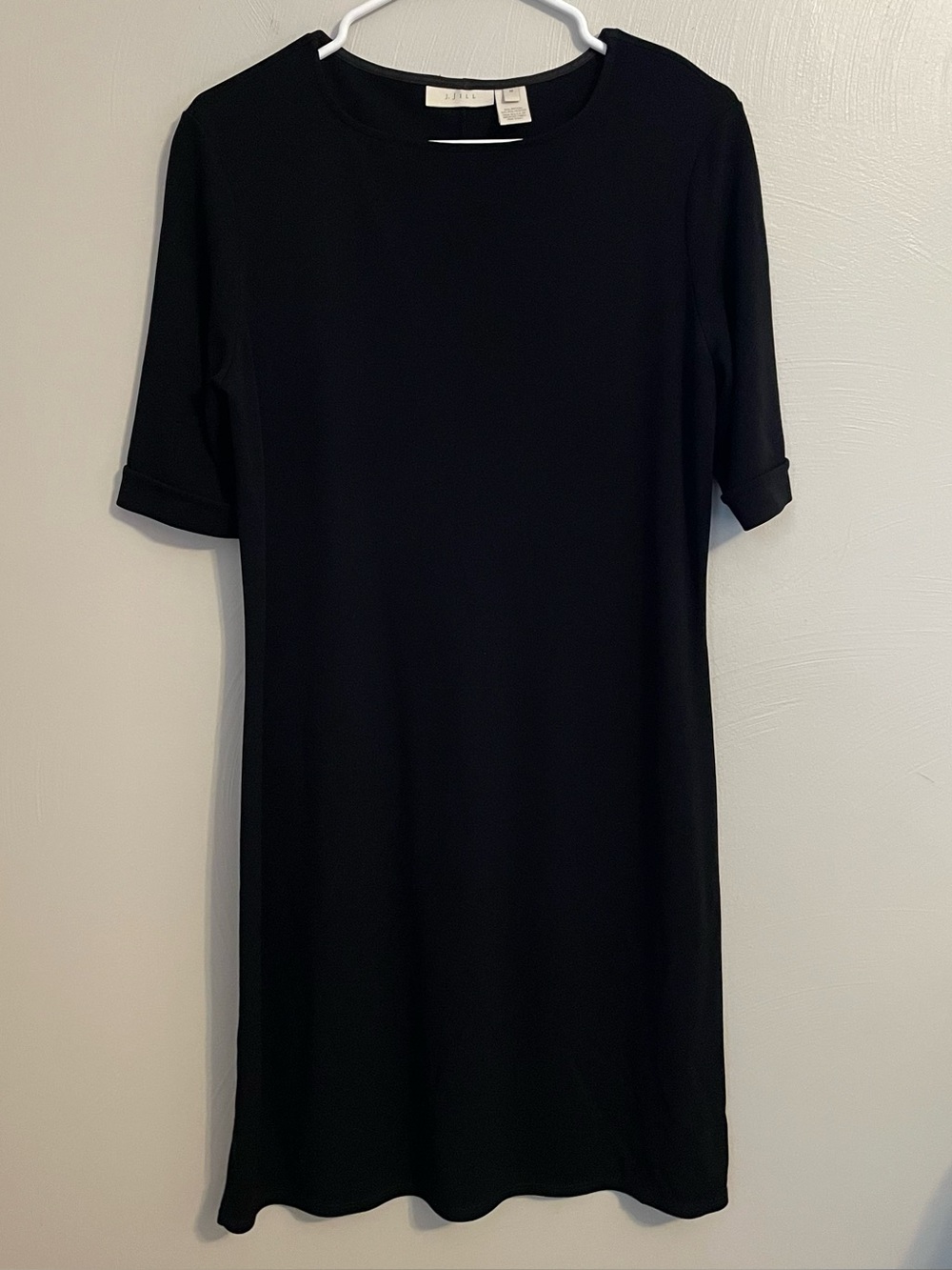 J.Jill Black Short Sleeve Dress Size Medium